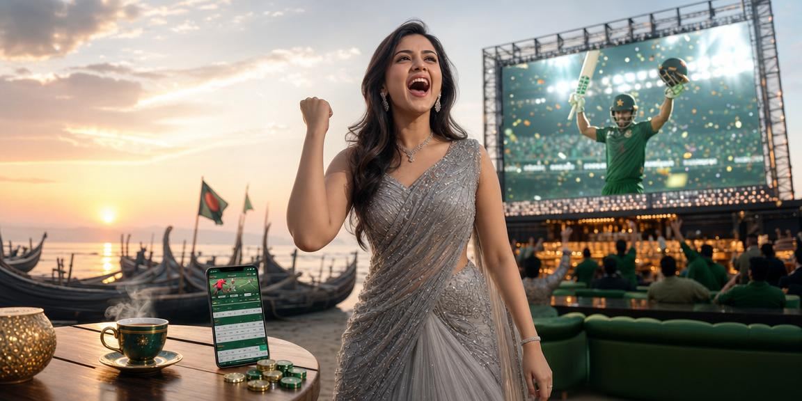 Cox's Bazar Cricket Betting Promotion with a Bangladeshi Model